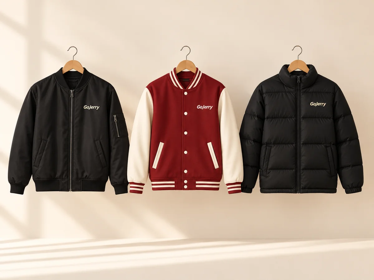 GoJerry bomber, varsity and puffer jackets